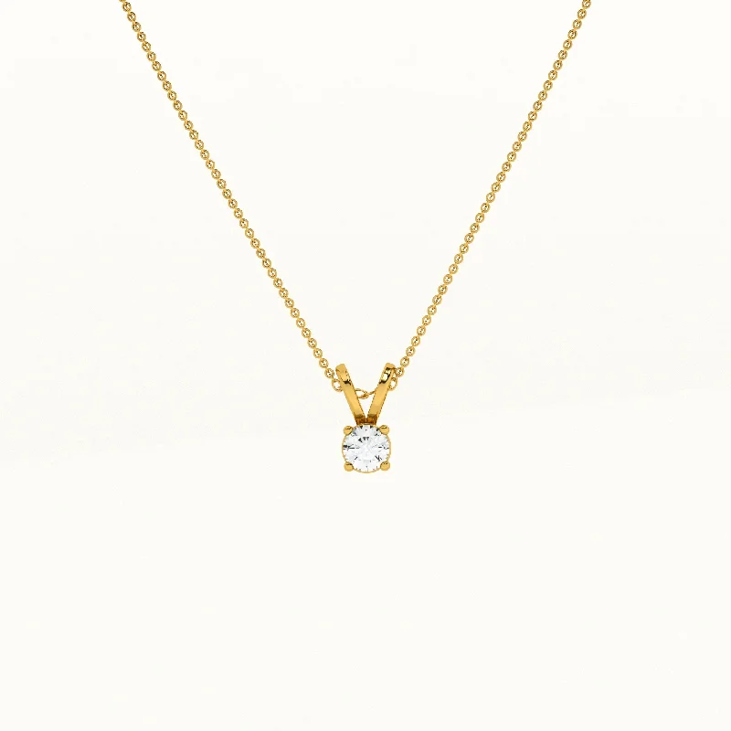 Simple necklaces and pendants with tiny charms for a delicate and casual vibe-Pristine Spark 14k Gold and Diamond Pendant without Chain