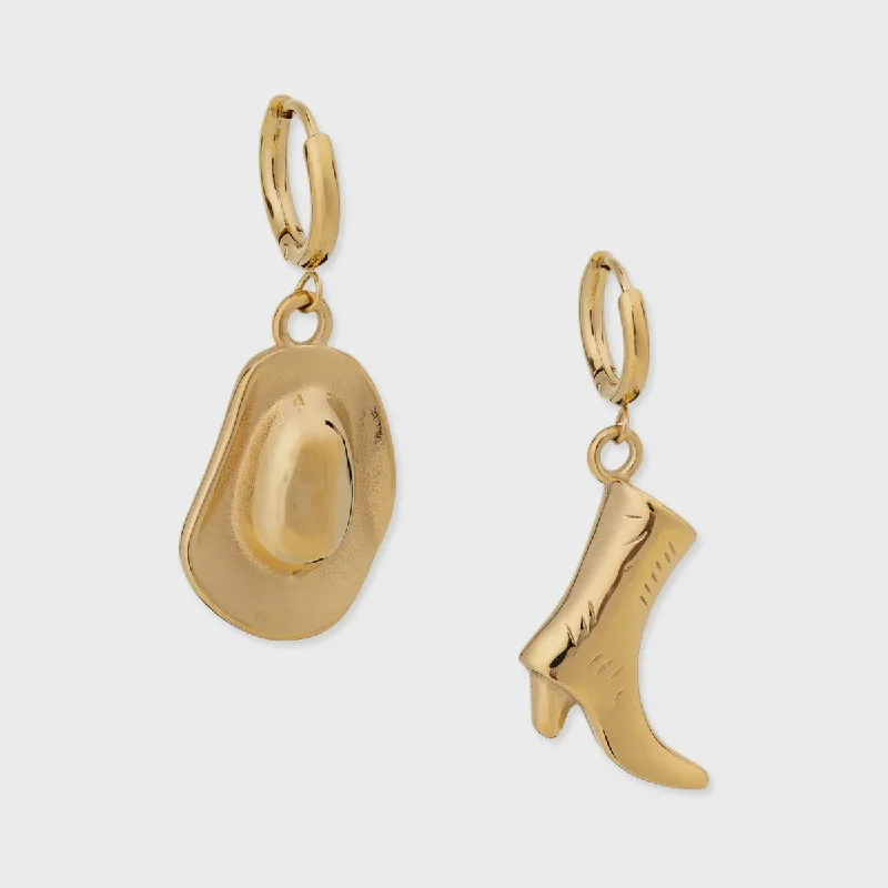 Drop Earrings for Wellness Routine -Giddy Up Earrings- Water Resistant