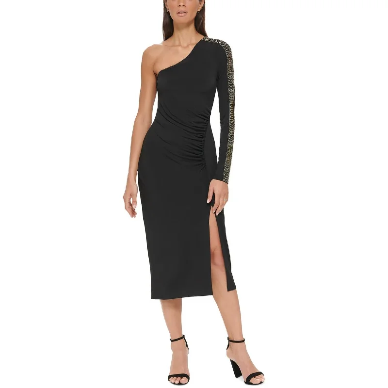 Sheath Dresses for Sophisticated -Womens Gathered Long Cocktail and Party Dress