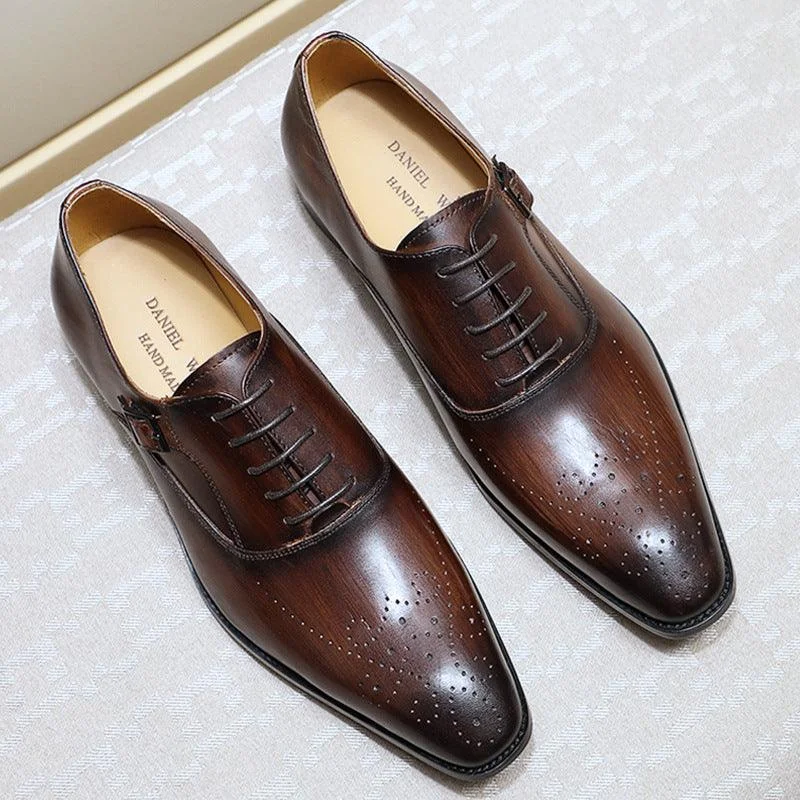 Tie-up Dresses for Decorative -Business Oxford Shoes Formal Dress High-End Casual Shoes Men's Shoes