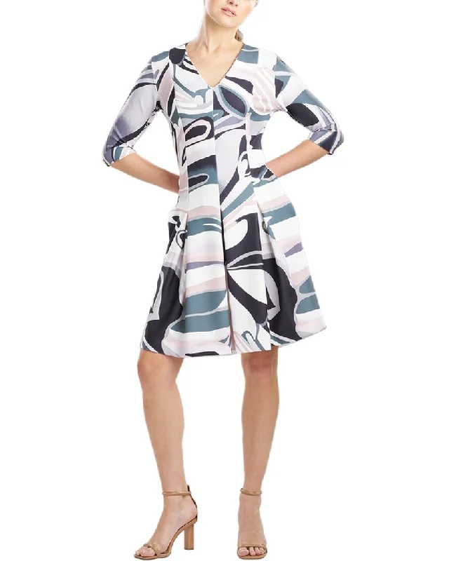 Cocktail Dresses for Party Time -Natori Pleated Dress