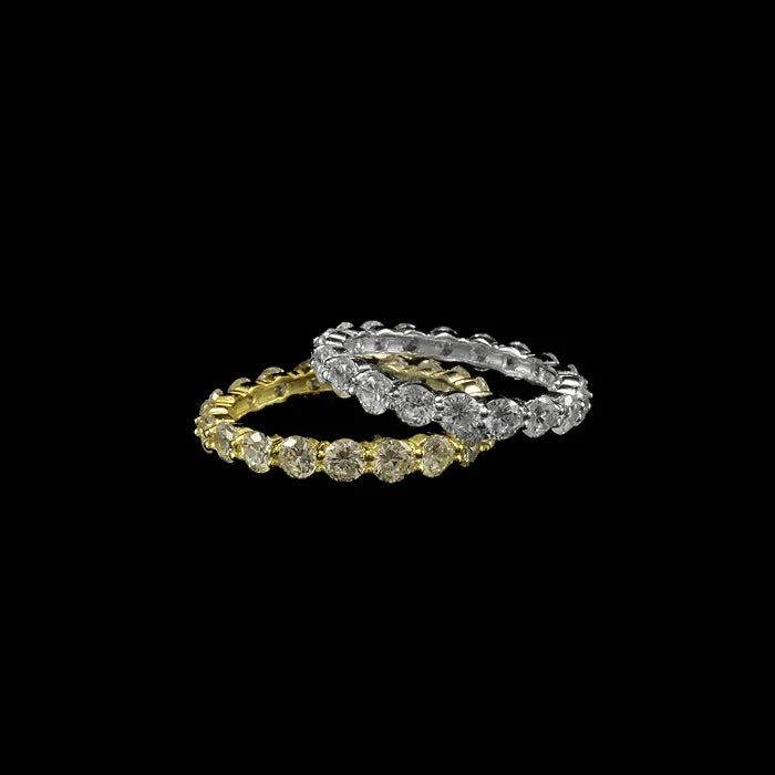 Rings with black diamond for striking contrast -Charlotte Ring - Gold