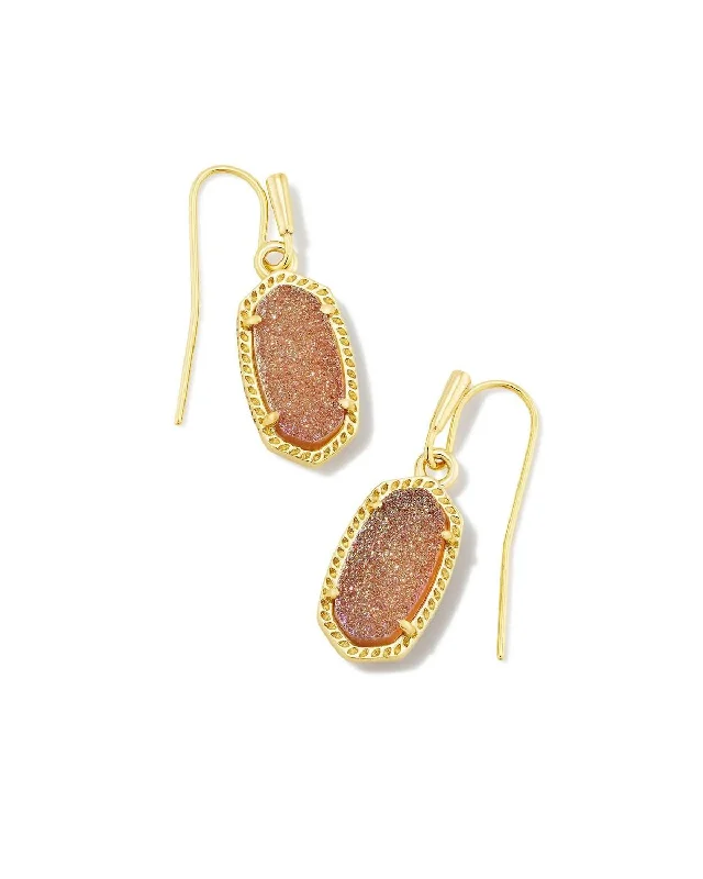 Oval Drop Earrings for Grace -Women's Lee Drop Earrings In Spice Drusy