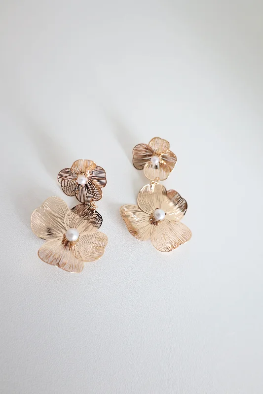 Drop Earrings for Evening Gown -Botanical Drop Earrings