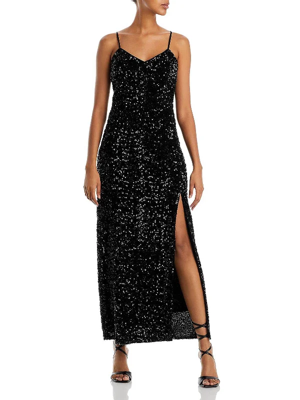 Graduation Dresses for Milestone -Womens Side Slit Long Cocktail and Party Dress