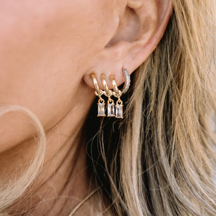 Drop Earrings with Matte Finish -Thank Heaven Crawler Diamond Drop Earrings