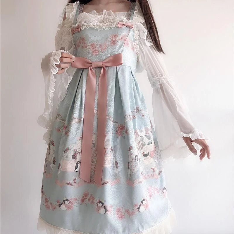 Mother's Day Dresses for Gift -Small high waist j lolita dress