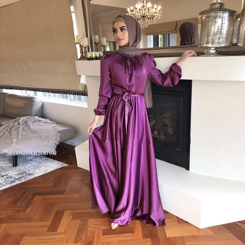 Maxi Dresses for Elegant Style -Middle East Saudi Foreign Trade Cross-border Muslim Dress