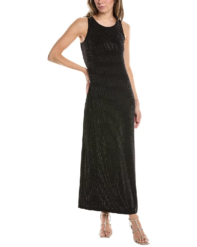 Printed Dresses with Patterns -Vince Camuto Keyhole Back Maxi Dress