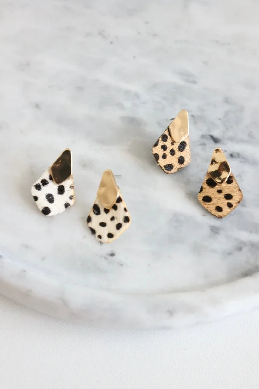 Drop Earrings for Casual Outfit -Wild Side Teardrop Earrings